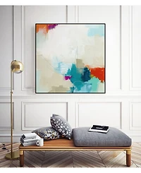 Giant Art 30" x 30" Atmospheric Iv Art Block Framed Canvas