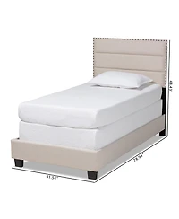 Ansa Upholstered Bed - Twin