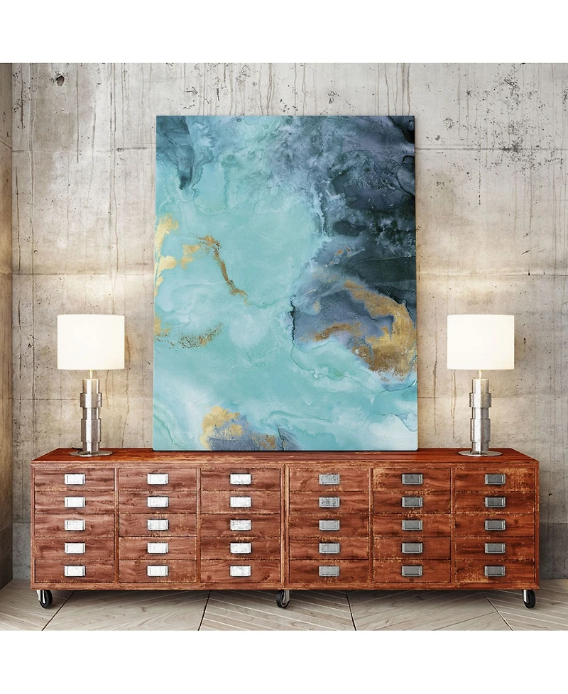 Giant Art 40" x 30" Under the Sea Ii Museum Mounted Canvas Print