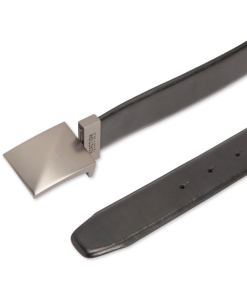 Kenneth Cole Reaction Men's Stretch Reversible Plaque Belt