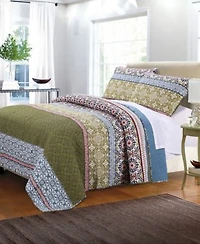 Greenland Home Fashions Shangri La Quilt Sets