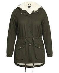 City Chic Women's Explorer Parker Jacket