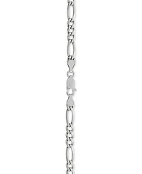 Figaro Link Chain 22" Necklace (4-1/3mm) in Sterling Silver