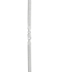 Herringbone Link 20" Chain Necklace in Sterling Silver