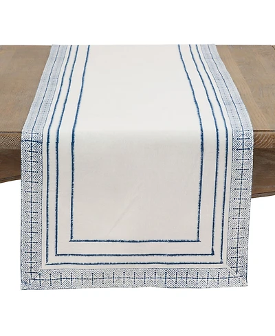Saro Lifestyle Hand Blocked Mod Print Runner