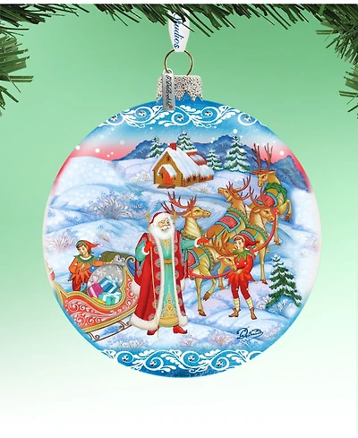 G.DeBrekht Limited Edition Oversized Beloved Courier Glass Ornament