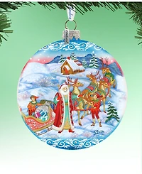 G.DeBrekht Limited Edition Oversized Beloved Courier Glass Ornament