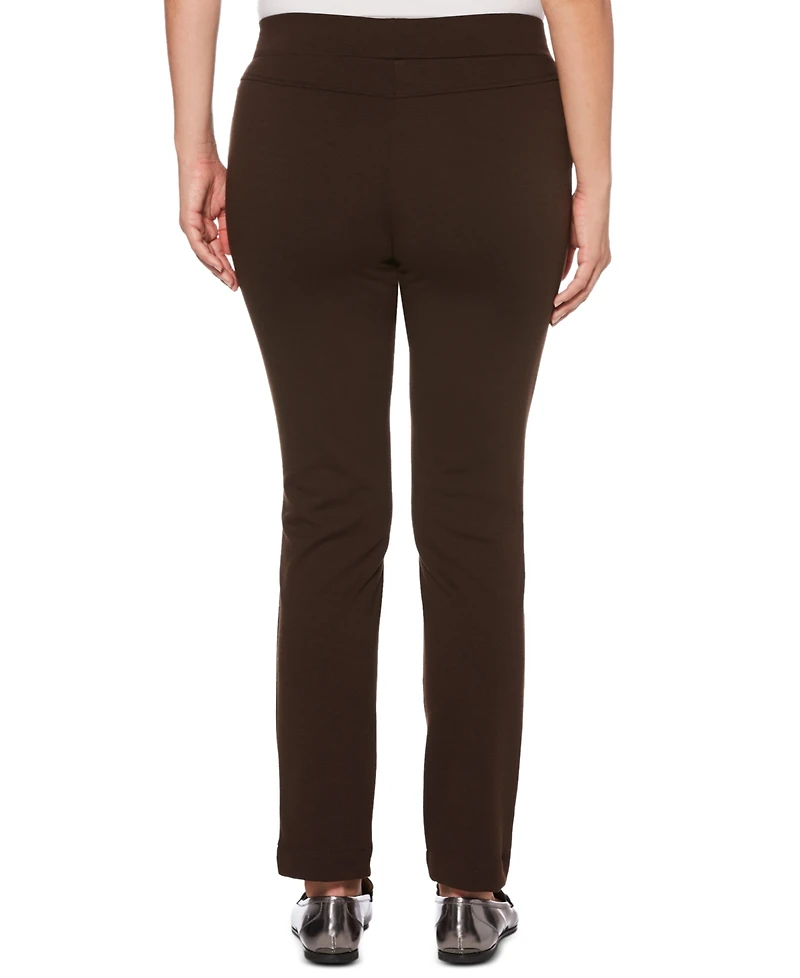 Rafaella Women's Slim Ponte Comfort Pant