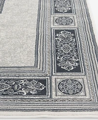 Closeout! Km Home Sanford Milan 2831OF46MA Gray 3'3" x 5'3" Area Rug