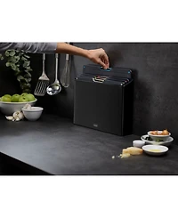 Joseph Folio Stainless Steel 4-Pc. Chopping Board Set Case