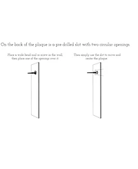 Stupell Industries Give It to God and Go to Sleep Black and White Wood Look Sign, 10" L x 15" H