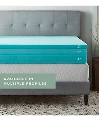 Lucid Dream Collection 3 Gel Foam Mattress Toppers