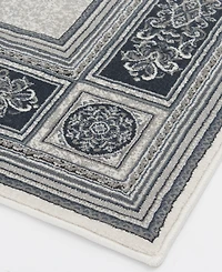 Closeout! Km Home Sanford Milan 2831OF28MA Gray 2'3" x 7'7" Runner Rug