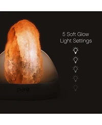 Pure Enrichment PureGlow Crystal Salt Lamp & Diffuser