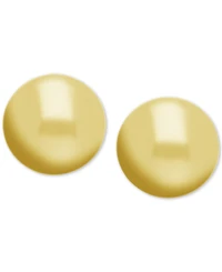 And Now This Ball Stud Silver Plate Earrings