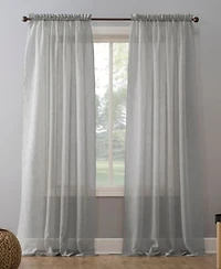 No. 918 Crushed Sheer Voile Rod Pocket Curtain Panel
