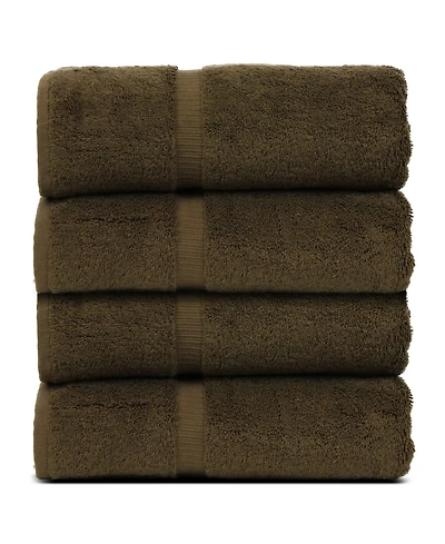 Bc Bare Cotton Luxury Hotel Spa Towel Turkish Cotton Bath Towels, Set of 4