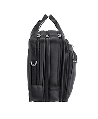 McKlein Walton, 17" Expandable Double Compartment Laptop Briefcase