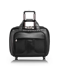 McKlein Chicago, 15" Patented Detachable -Wheeled Laptop Briefcase