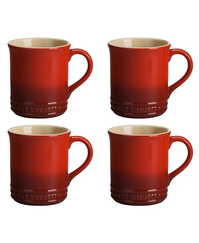 Le Creuset 14 oz. Stoneware Set of Four Coffee Mugs