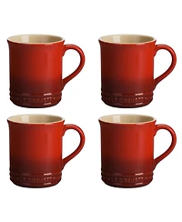 Le Creuset 14 oz. Stoneware Set of Four Coffee Mugs