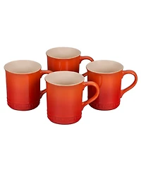 Le Creuset 14 oz. Stoneware Set of Four Coffee Mugs