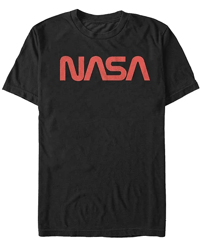 Fifth Sun Nasa Men's Simple Logo Short Sleeve T- shirt