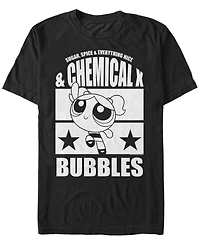 Fifth Sun Men's Powerpuff Girls Bubbles Short Sleeve T- shirt