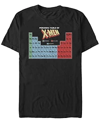 Fifth Sun Men's Periodic Table of X-Men Elements Colorful Short Sleeve T- shirt