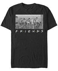 Fifth Sun Friends Men's City Skyline Group Portrait Short Sleeve T-Shirt