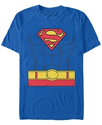 Fifth Sun Dc Men's Superman Costume Short Sleeve T-Shirt