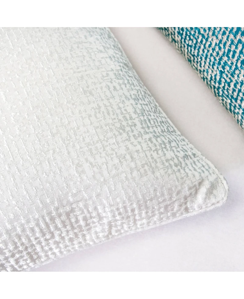 Homey Cozy Chloe Jacquard Plaid Decorative Pillow, 20" x 20"
