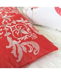 Homey Cozy Floral Elegant Decorative Pillow, 20" x