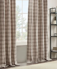 Anaheim Plaid Curtain 1 Panel for bedroom, Rob Pocket/Back Tab fit up to 1.25 inches rod Single Living Room