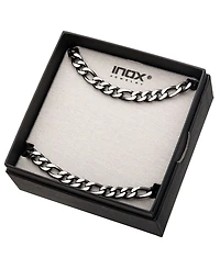 Inox Figaro Link 8" Bracelet and 22" Necklace Set