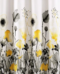 Lush Decor Zuri Flora Shower Curtain, 72" x 72"