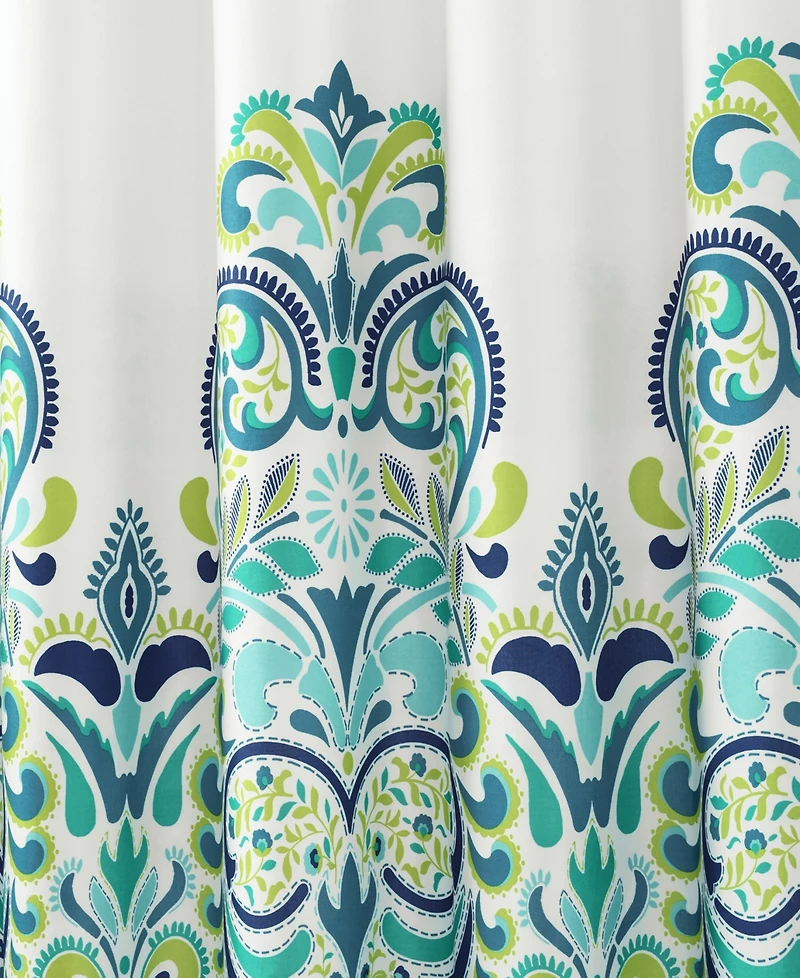 Lush Decor Clara Bohemian Shower Curtain, 72" x