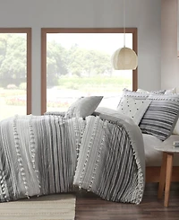 Urban Habitat Calum Jacquard 5-Pc. Duvet Cover Set, Full/Queen