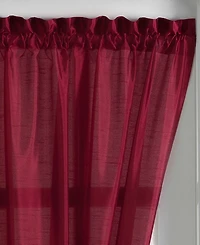 Elrene Home Fashions Colette Faux Silk French Door Window Panel
