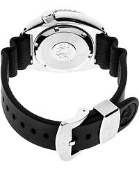 Seiko Men's Automatic Prospex Turtle Black Silicone Strap Watch 45mm - A Special Edition