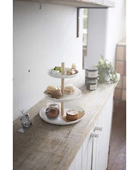 Yamazaki Home Tosca 3-Tier Dessert Stand