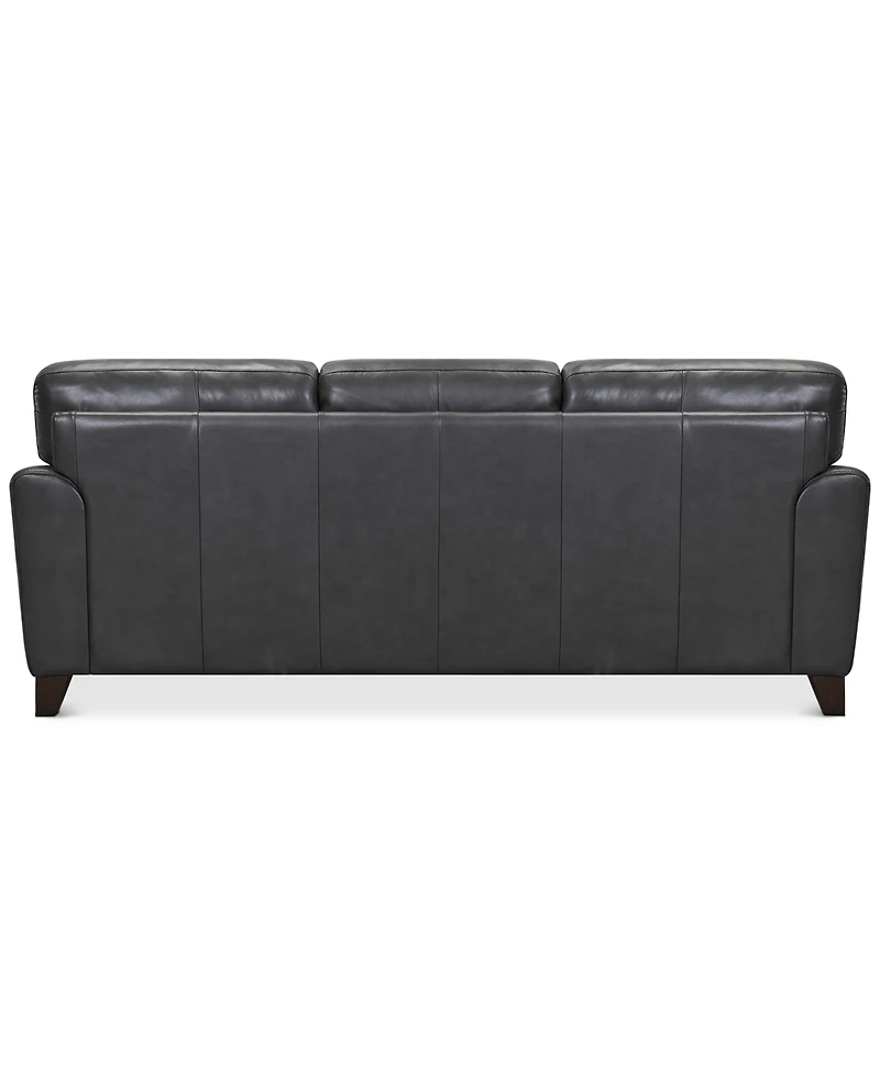 Brayna 88" Classic Leather Sofa, Created for Macy's