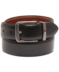 Tommy Hilfiger Men's Reversible Harness Buckle Stretch Belt