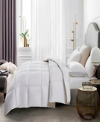 Serta White Goose Feather Down Fiber All Season Comforters