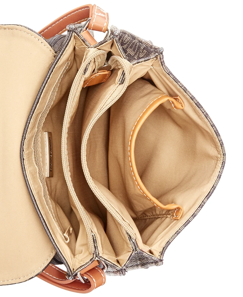 Giani Bernini Block Signature Crossbody Organizer, Exclusively at Macy's