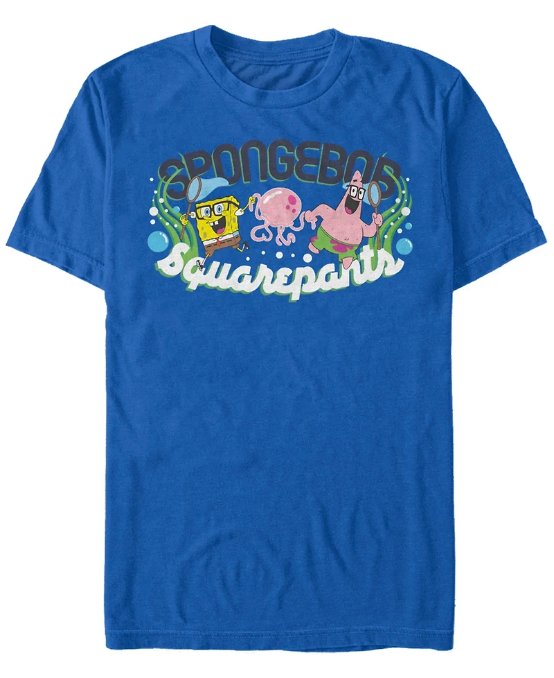 Fifth Sun Men's Catching Jellyfish Short Sleeve Crew T-shirt