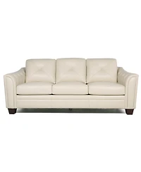 Jaira Tufted Leather Sofa