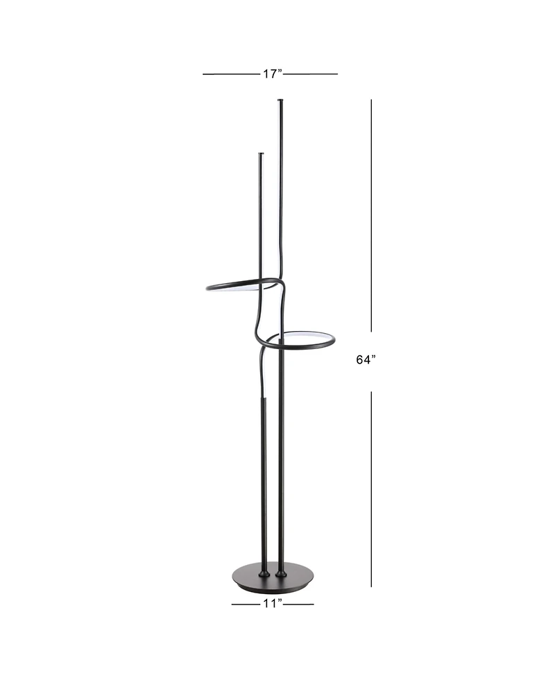 Sketch 64" Minimalist Dimmable Integrated Led Floor Lamp