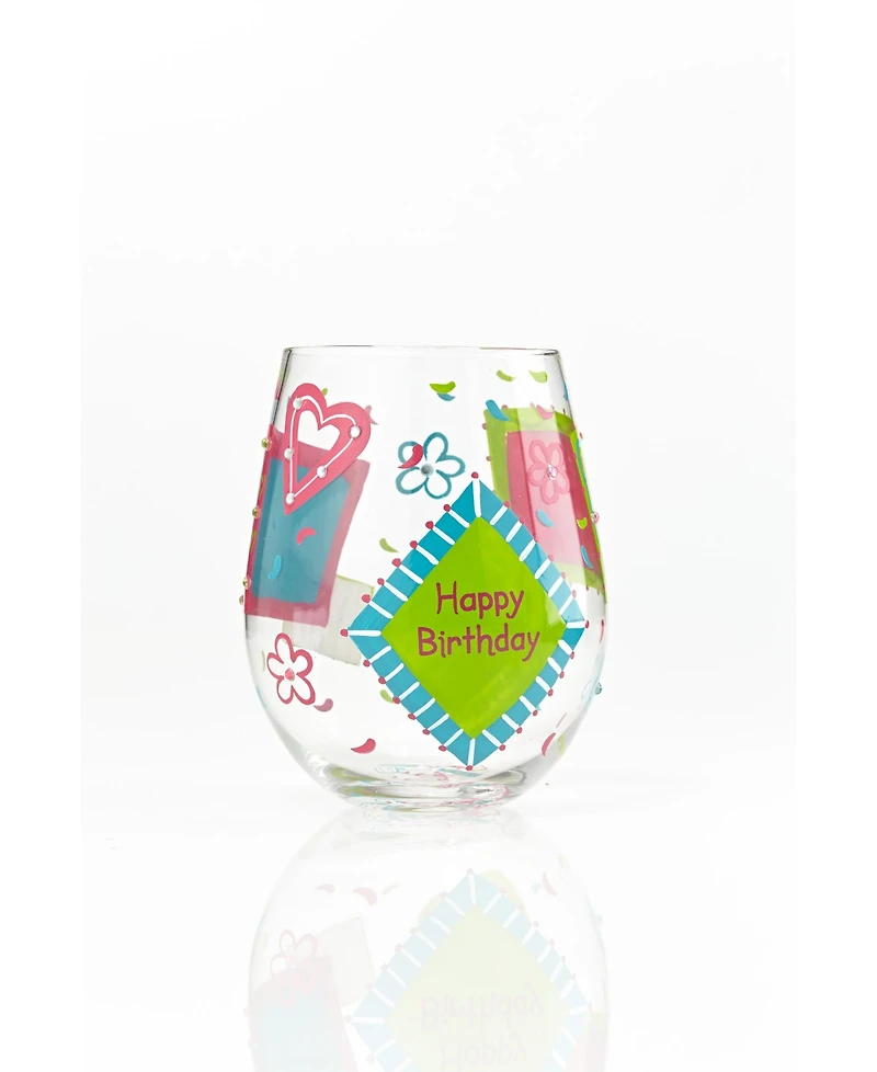 Enesco Lolita Birthday Girl Stemless Wine Glass