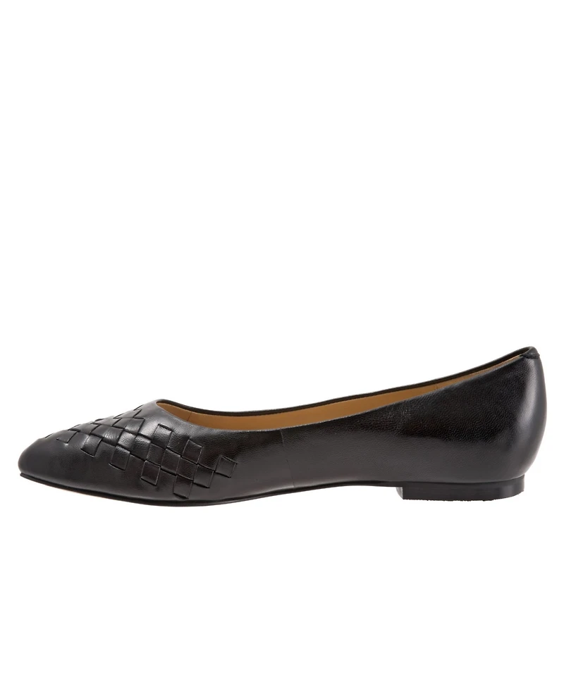 Trotters Estee Woven Flat